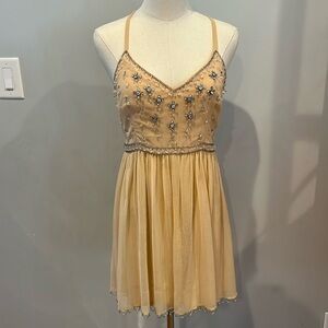 Beautiful beaded backless dress